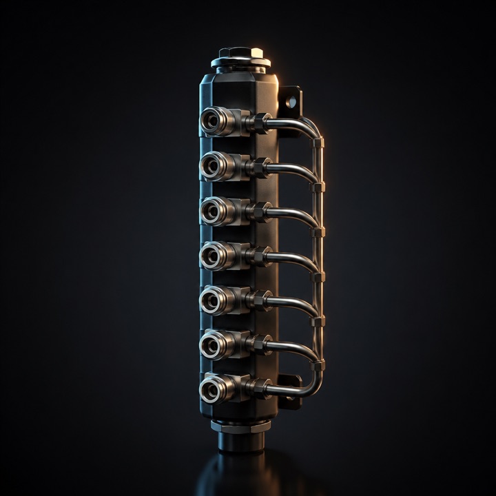 Rack manifold / coolant distribution manifold (stainless)