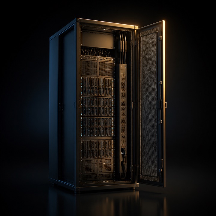 42U/45U/48U micro-DC w/ cold-aisle containment