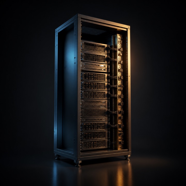 48U data-center cabinet, 800x1070 mm w/ side panels (RS48810)