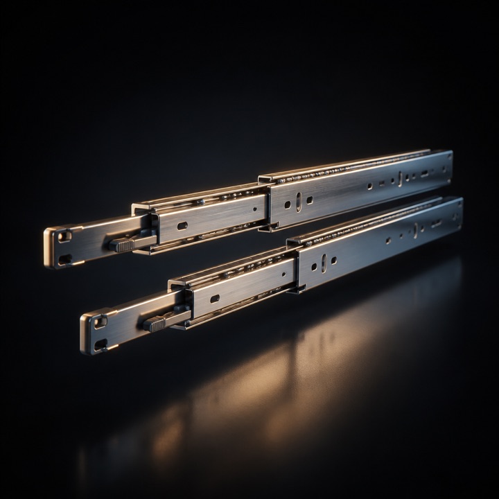 Dynaslide E2P-750 locking 3-stage chassis slide